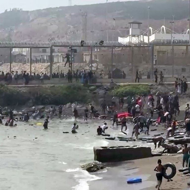 I migranti a Ceuta
