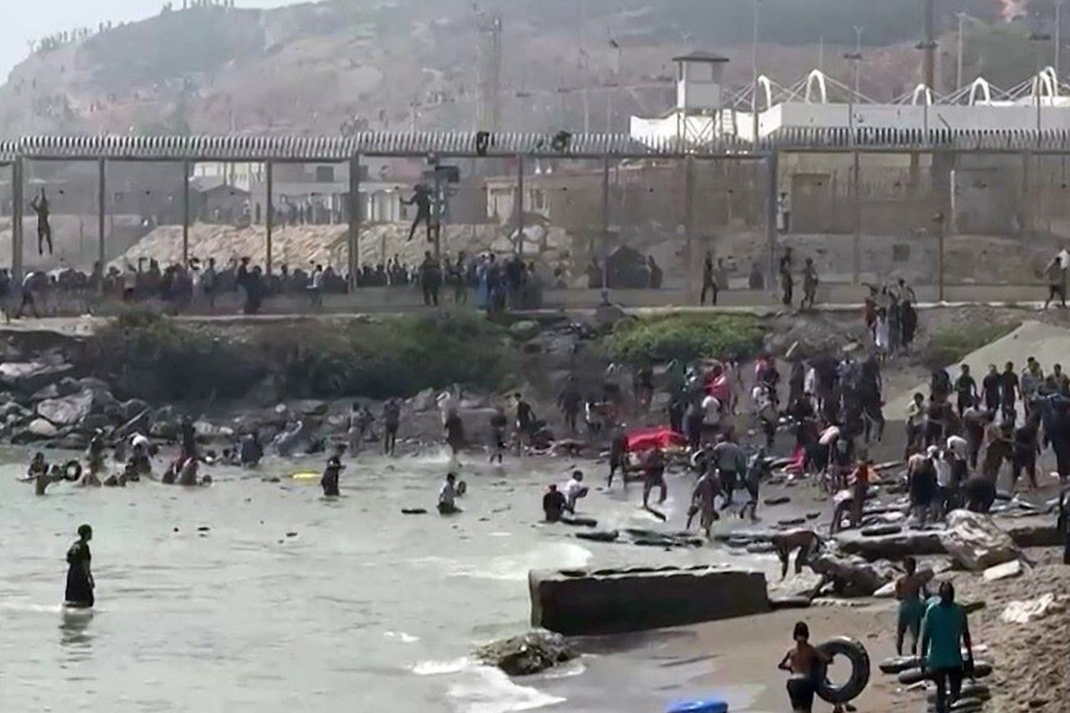 I migranti a Ceuta