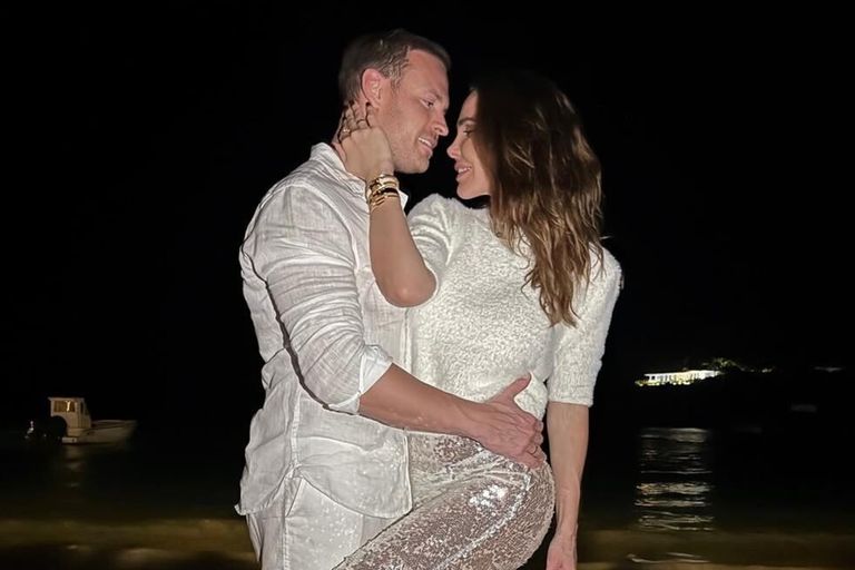 Ilary Blasi e Bastian Muller a Saint Barth