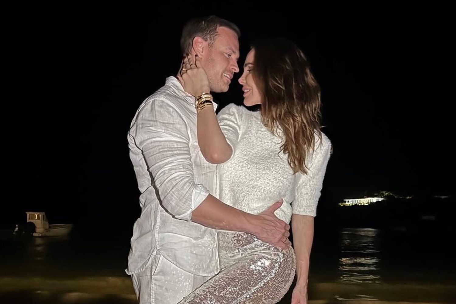 Ilary Blasi e Bastian Muller a Saint Barth