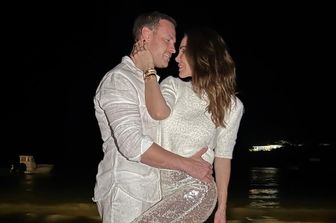 Ilary Blasi e Bastian Muller a Saint Barth