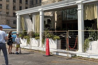 Il luogo dell'attentato a Mosca