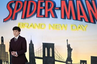 Tom Holland  alla première britannica di "Spider-Man: Brand New Day"