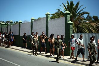 I migranti arrivati a Ceuta