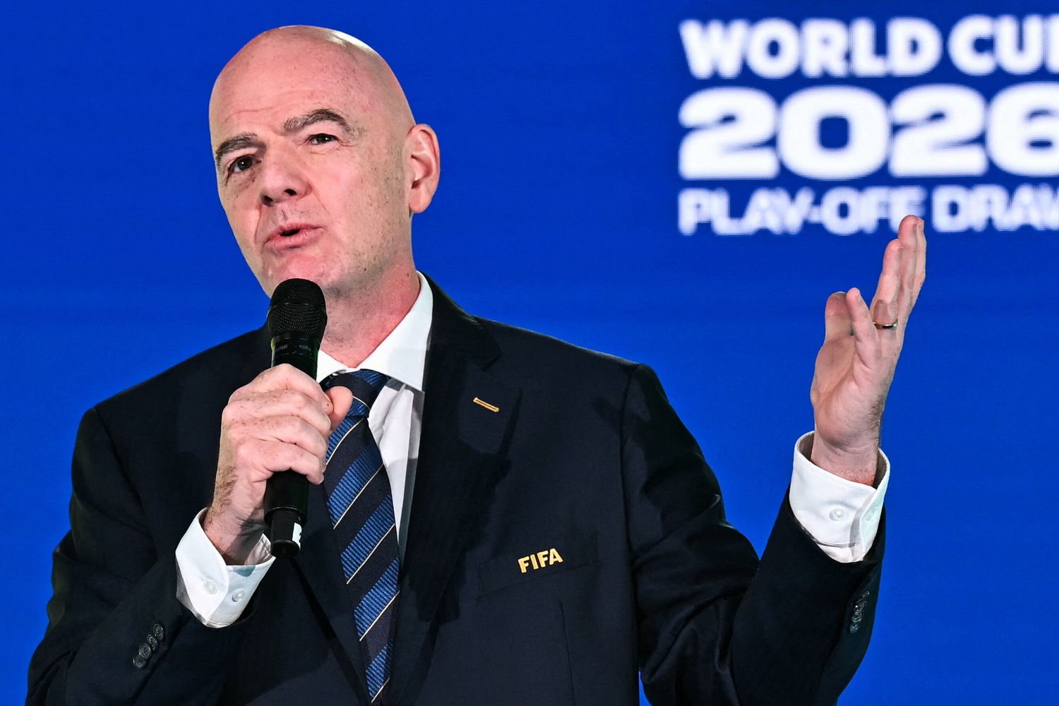 Il presidente della Fifa Gianni Infantino