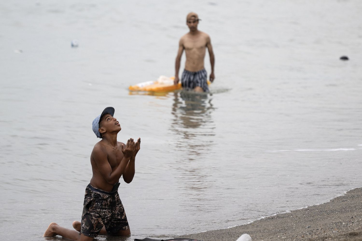 Migrante a Ceuta