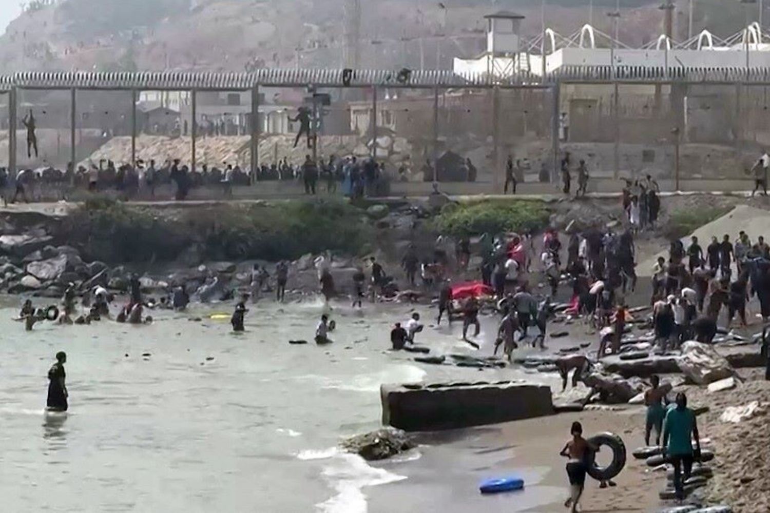 I migranti a Ceuta