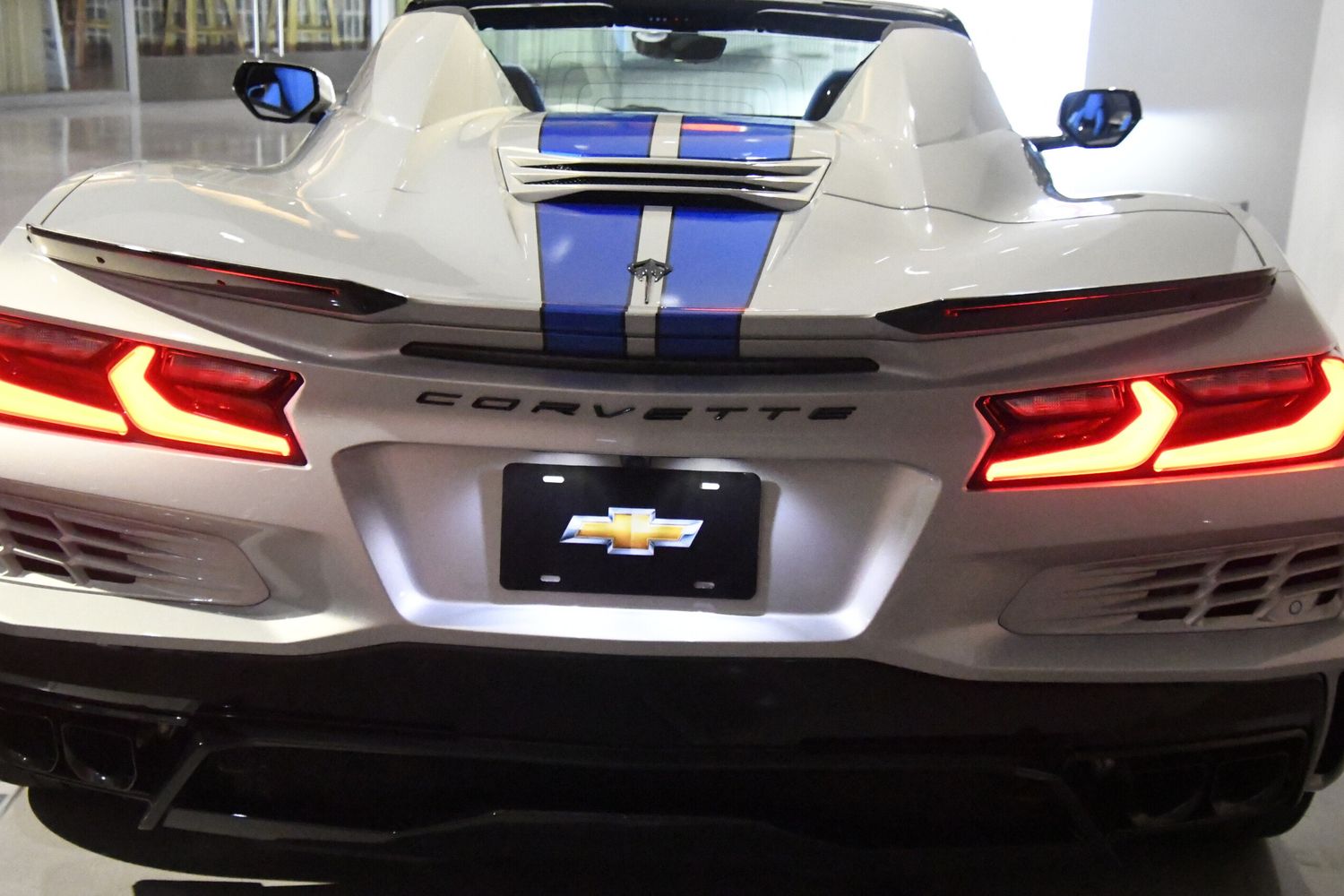 Una  Corvette E-Ray della Chevrolet