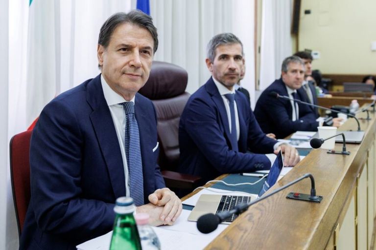 Giuseppe Conte in Commissione Covid