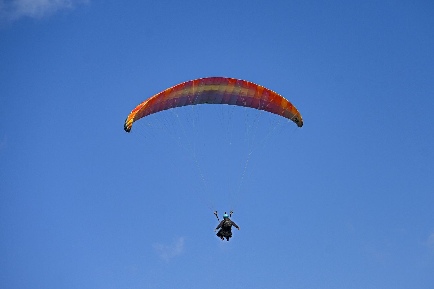 Un parapendio
