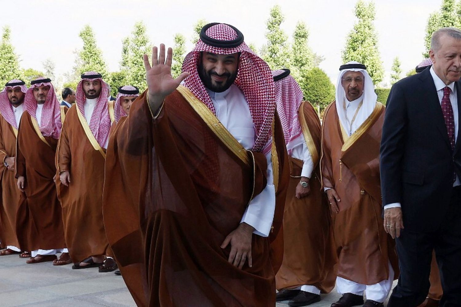 Mohammed bin Salman e Recep Tayyip Erdogan
