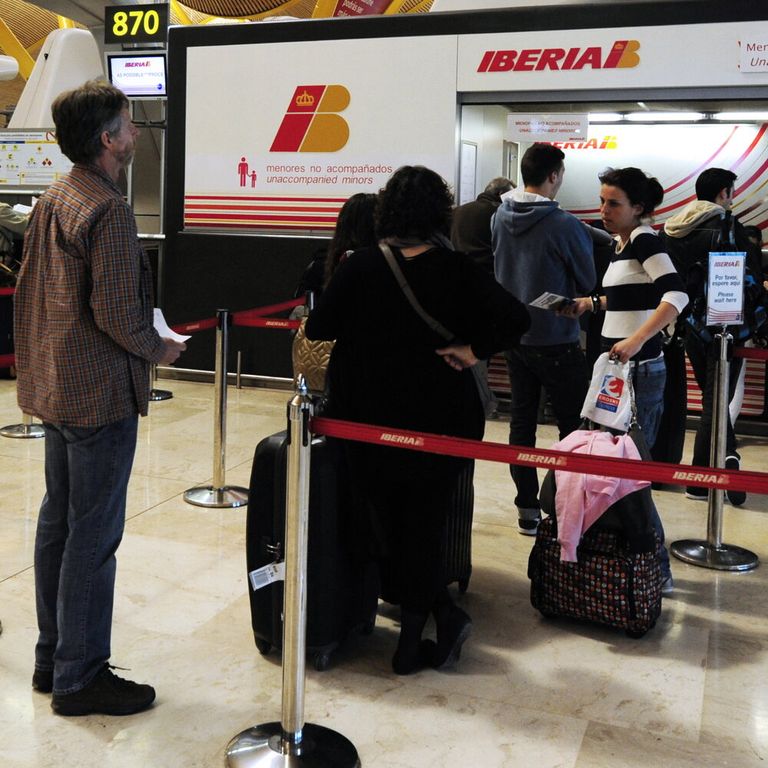 Controlli all'aeroporto di Barajas, Madrid