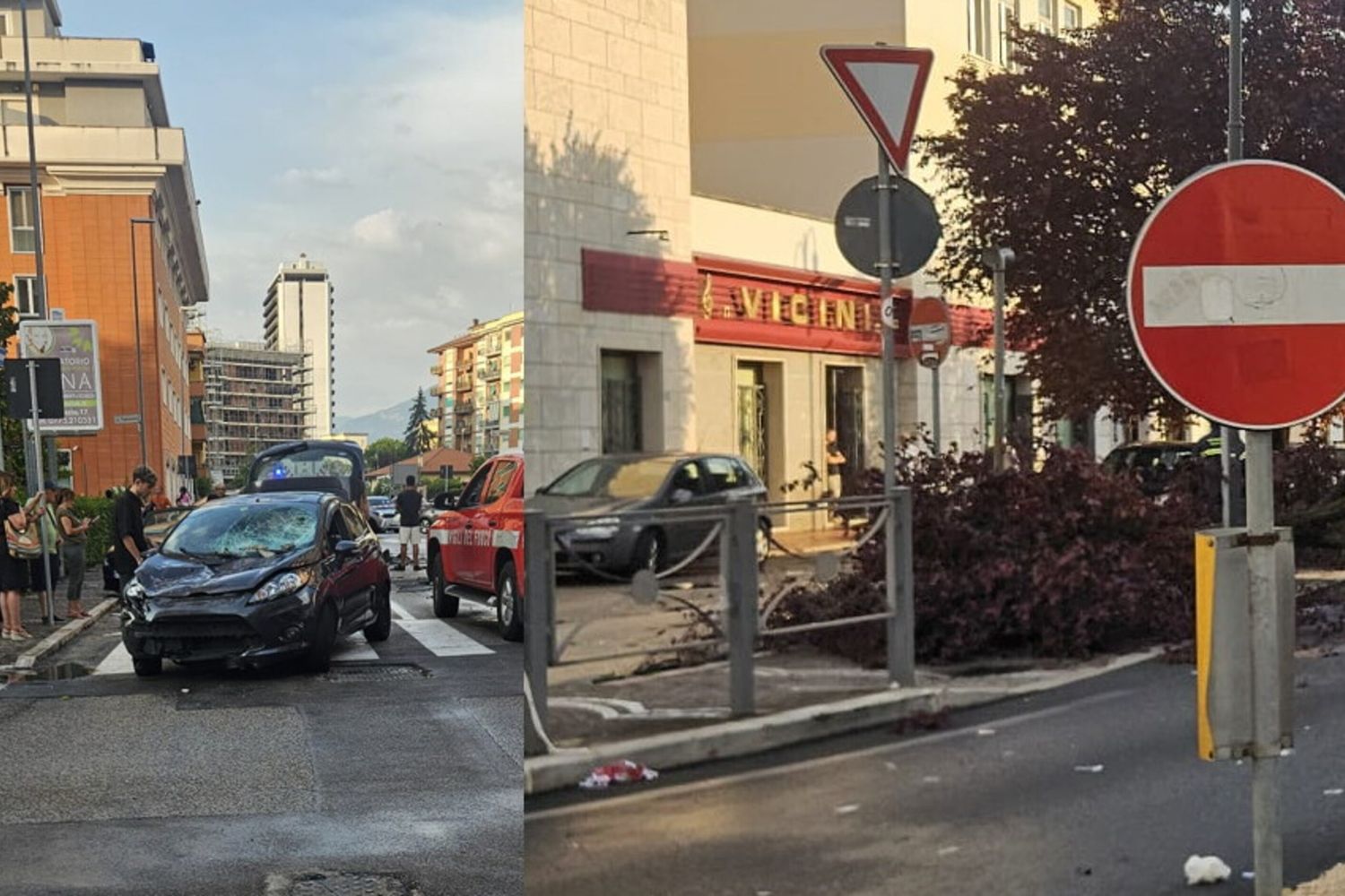 Tromba d'aria a Frosinone