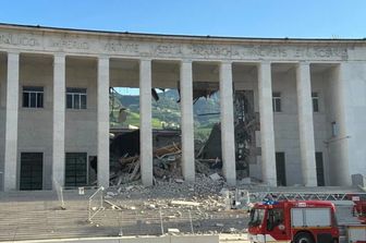 Crollo al tribunale di Bolzano