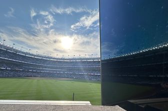 Uno scorcio dello Yankee Stadium a New York