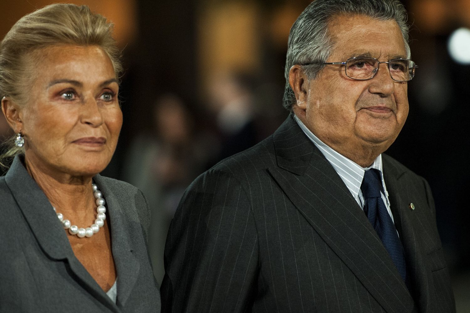 Silvia Monti e Carlo De Benedetti