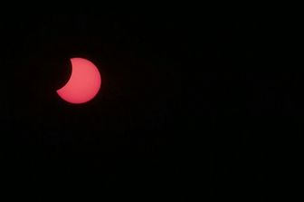 Immagini eclissi dal Portogallo