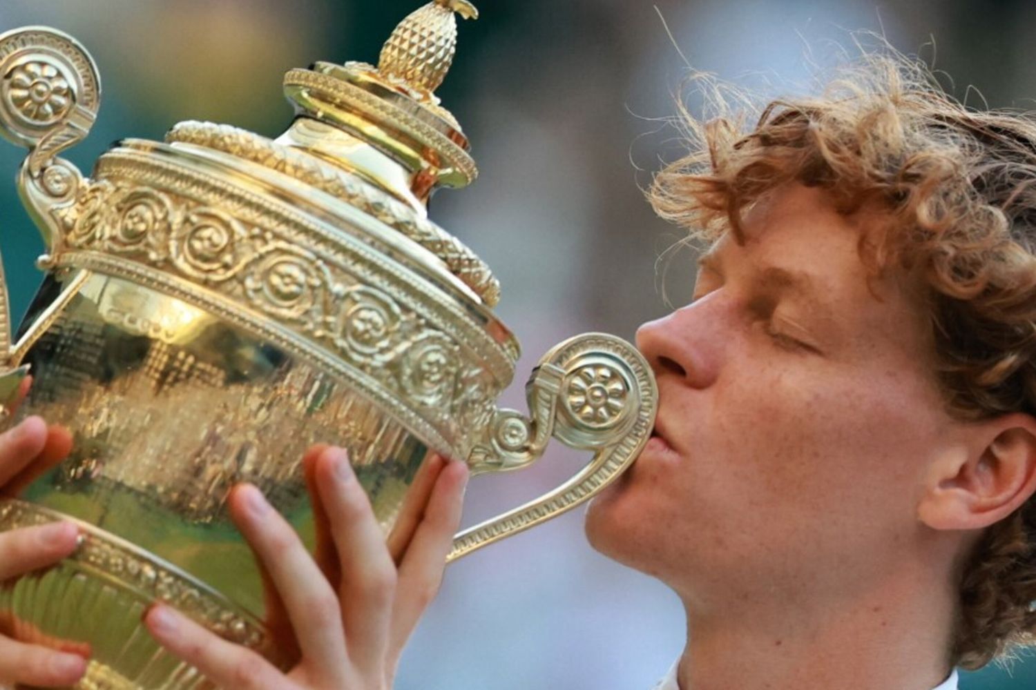 Jannik Sinner, vincitore a Wimbledon