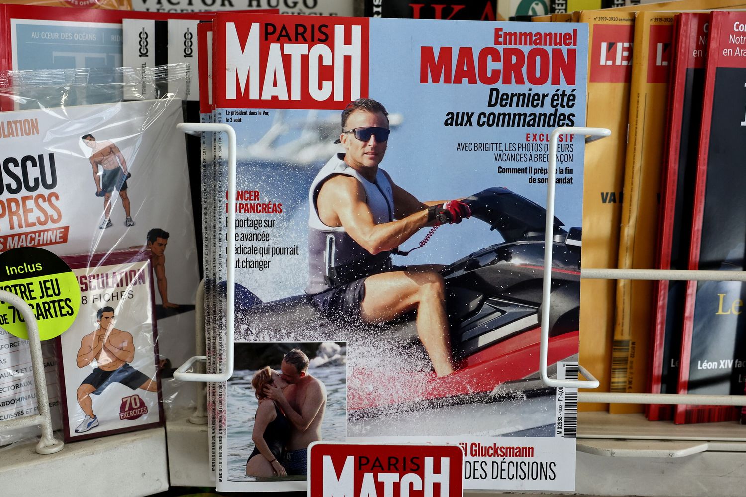La copertina di Emmanuel Macron
