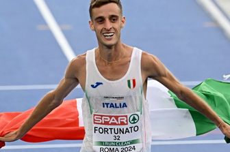 Francesco Fortunato argento nella mezza maratona degli Europei