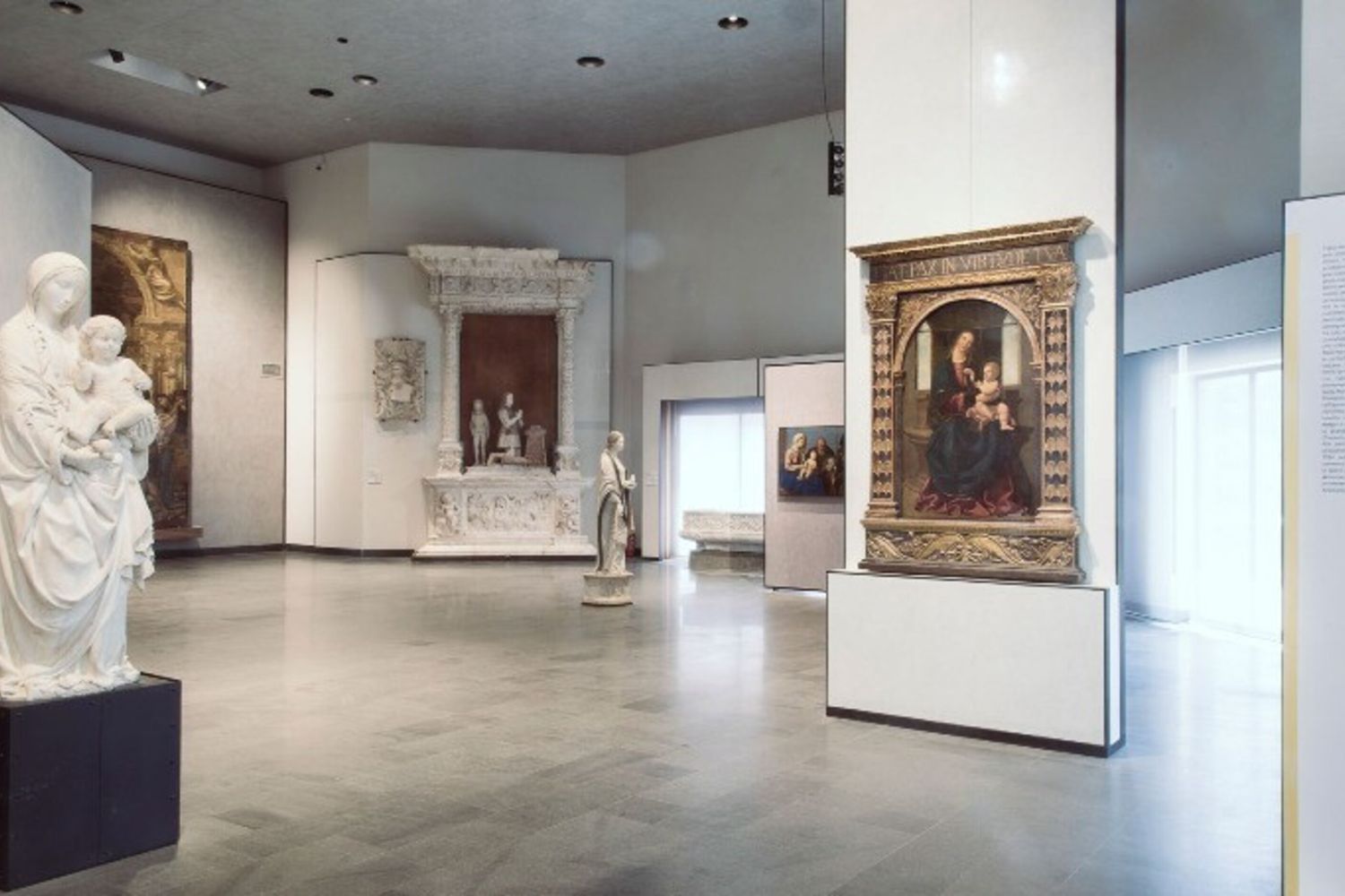 Una foto del museo regionale di Messina