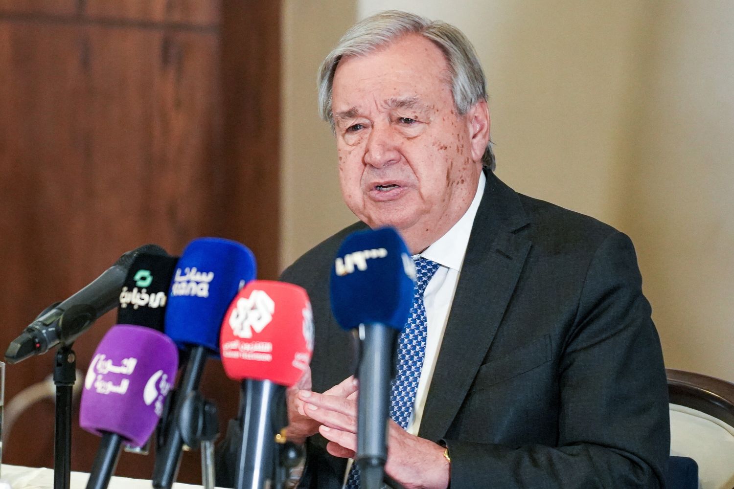Il segretario generale dell'Onu, Antonio Guterres