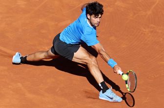 Carlos Alcaraz al torneo di Barcellona