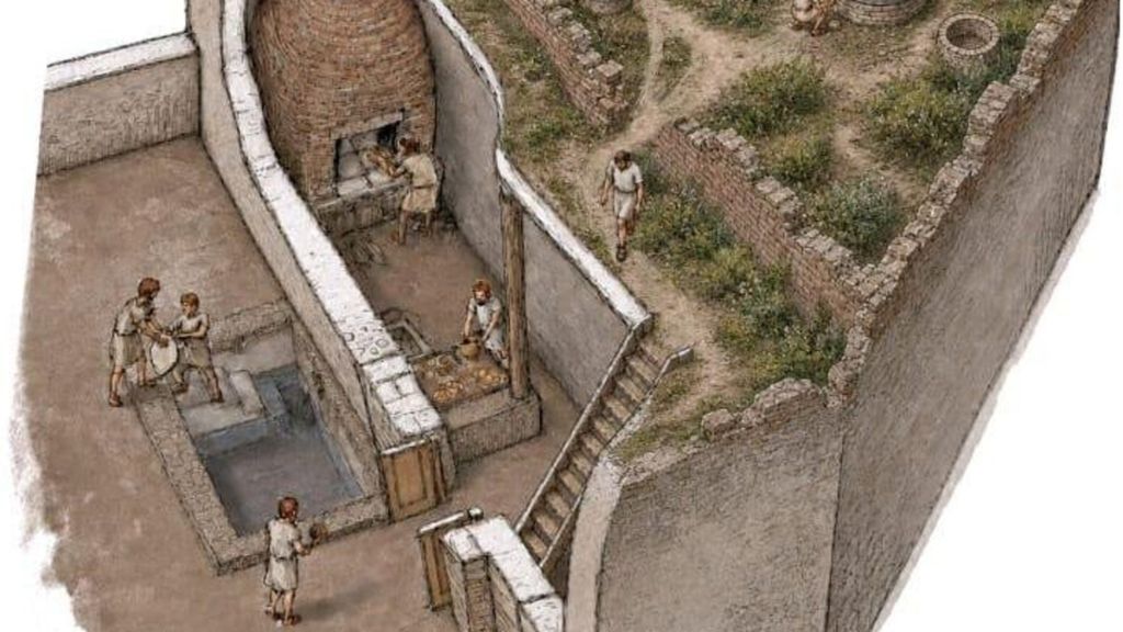 La ricostruzione di un forno nella Pompei rinascimentale