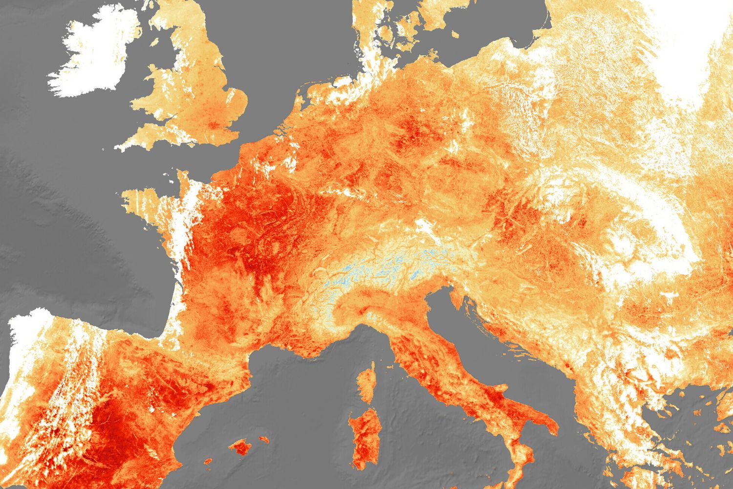 Il caldo in Europa