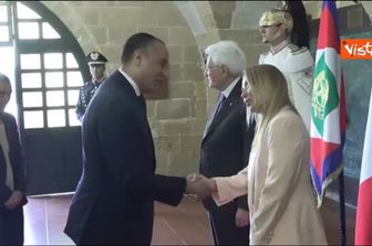 Mattarella e Meloni accolgono delegazioni straniere ai Giochi del Mediterraneo a Taranto