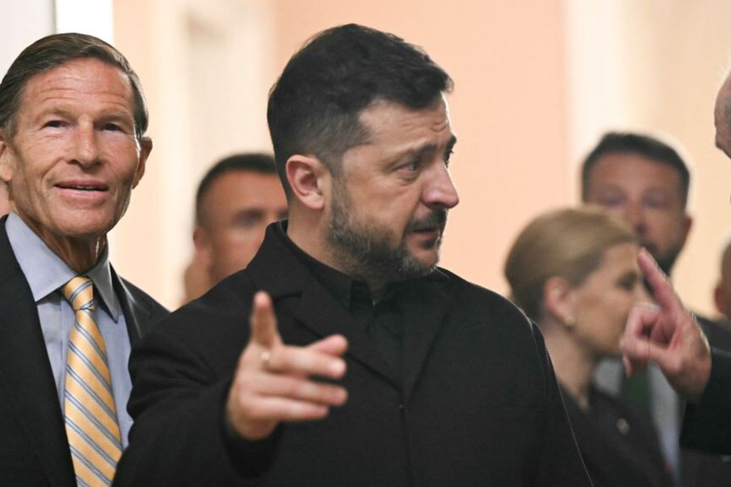 Il presidente Zelensky a Washington