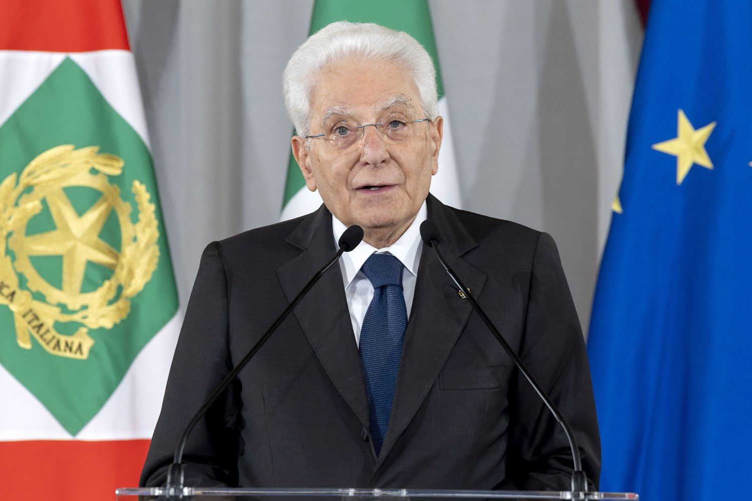 Il Presidente della Repubblica Sergio Mattarella
