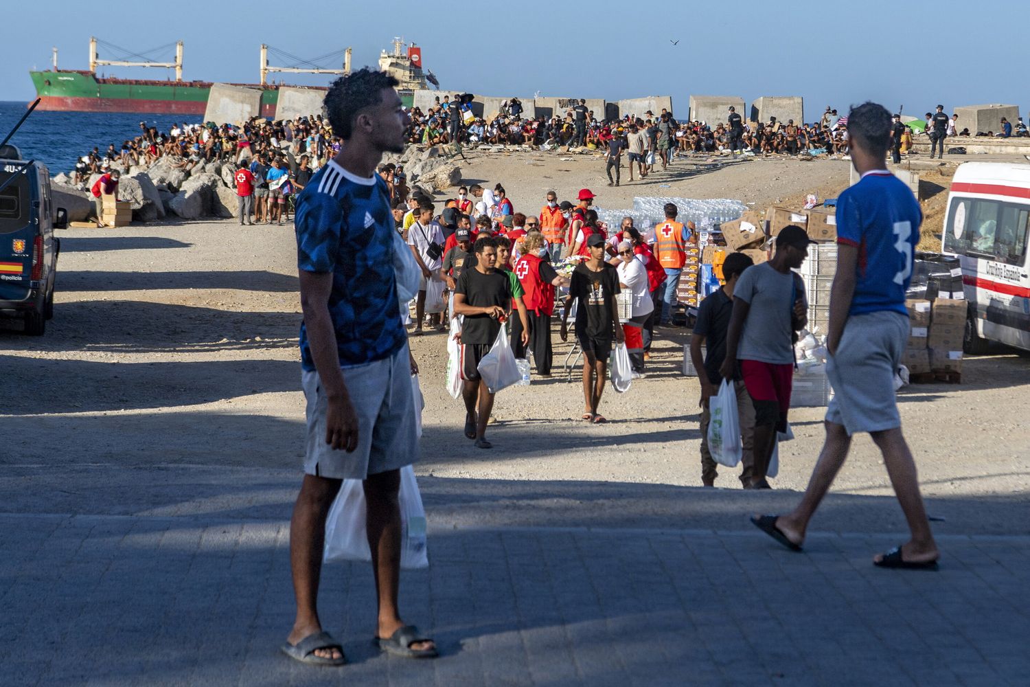 I migranti a Ceuta