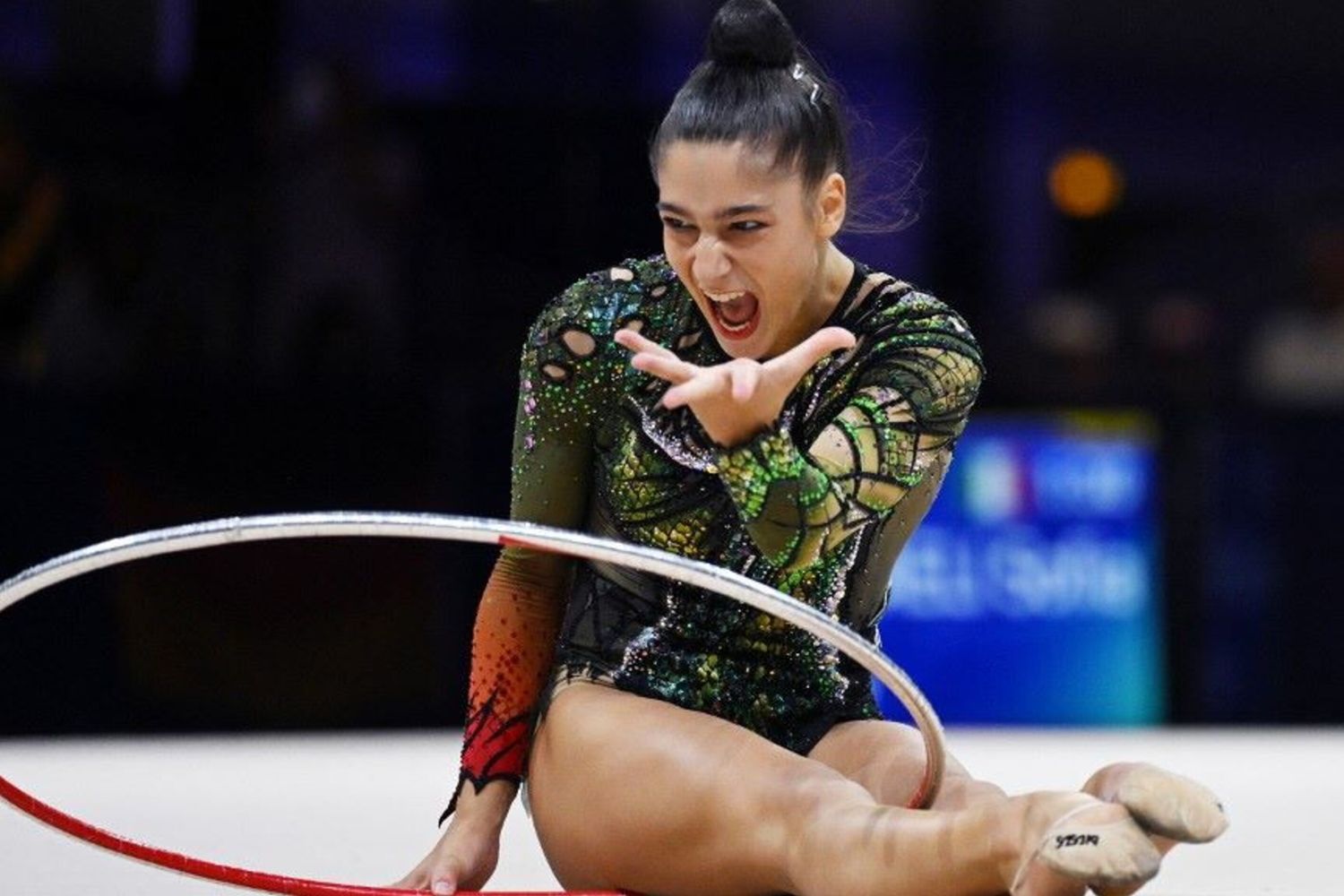 Sofia Raffaeli ai campionati del mondo a Francoforte