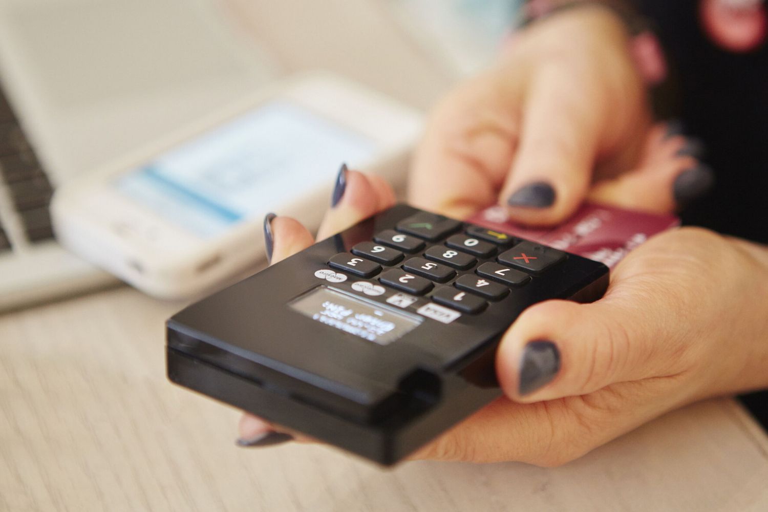 Un pagamento bancomat