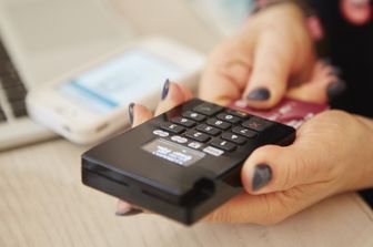Un pagamento bancomat