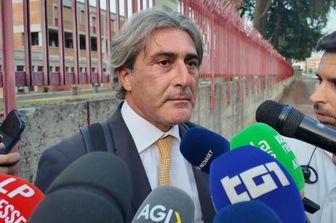 L'avvocato Antonio Falconieri dopo gli interrogatori di D'Avino e Passariello a Rebibbia