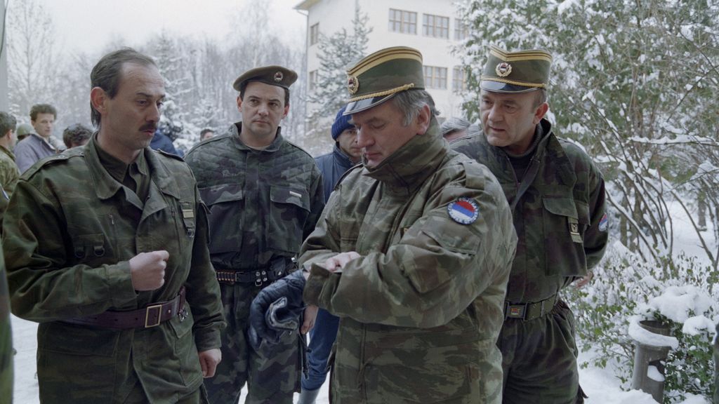 Mladic a Sarajevo nel 1994