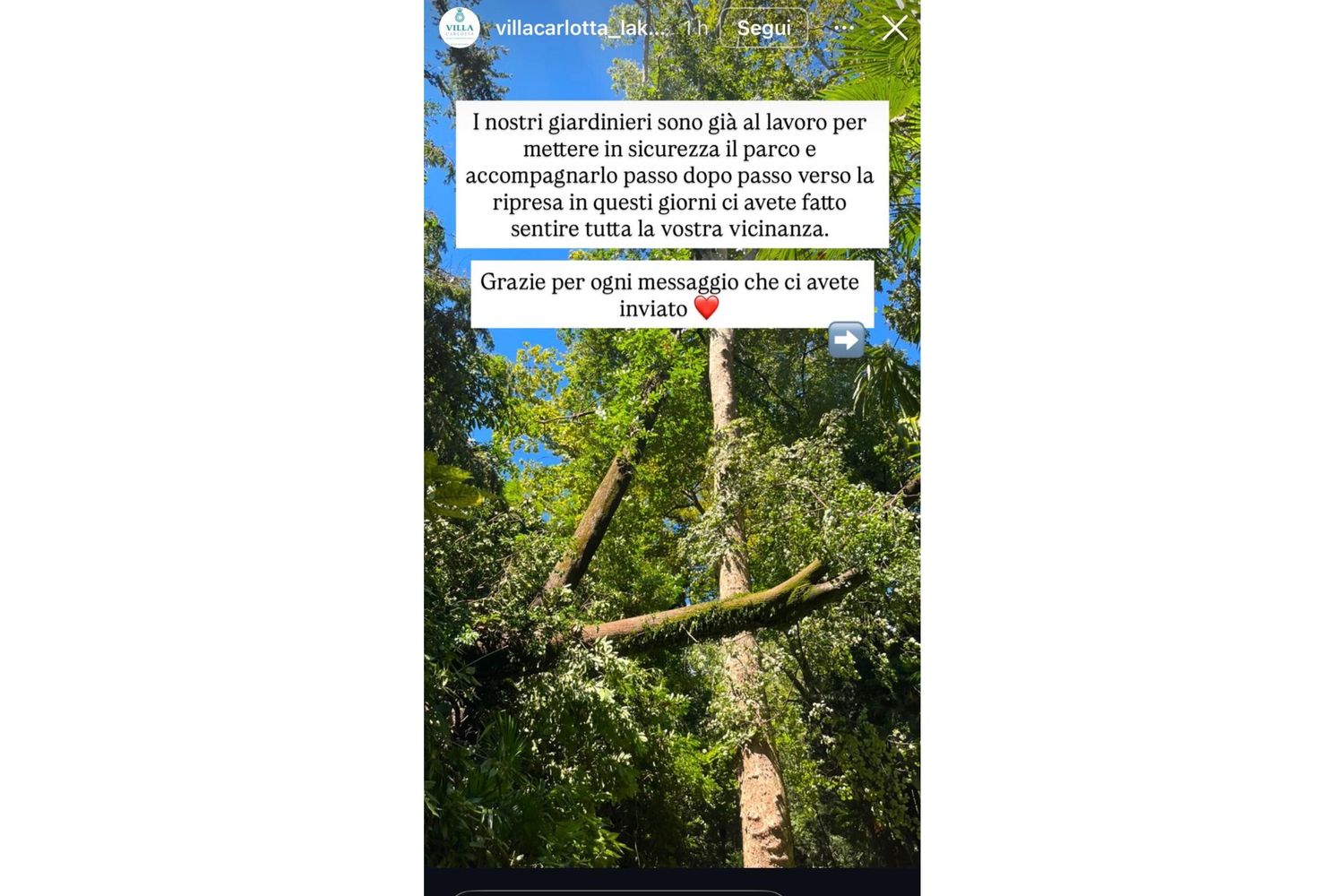 La storia di Villa Carlotta