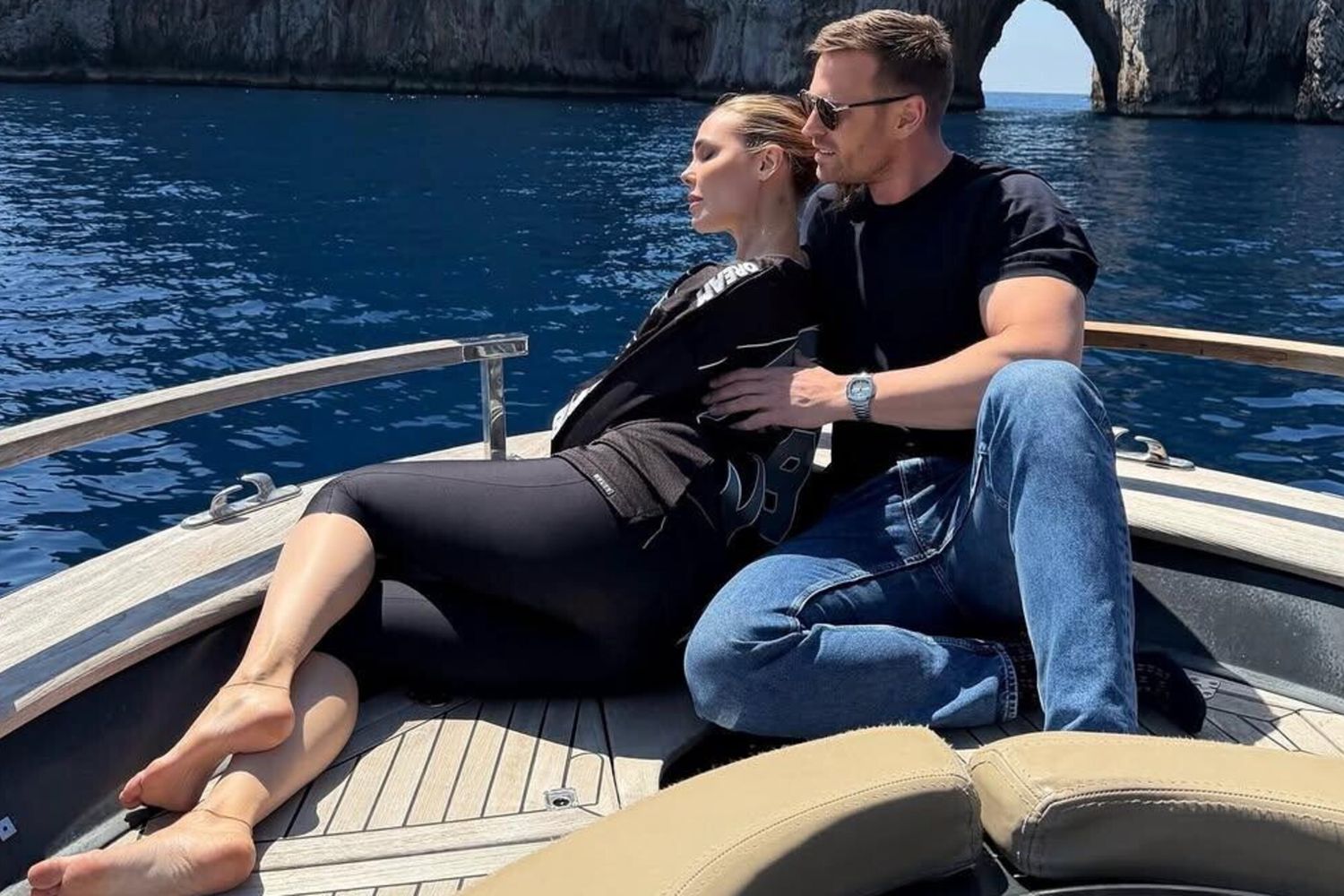 Ilary Blasi e Bastian Muller a Capri