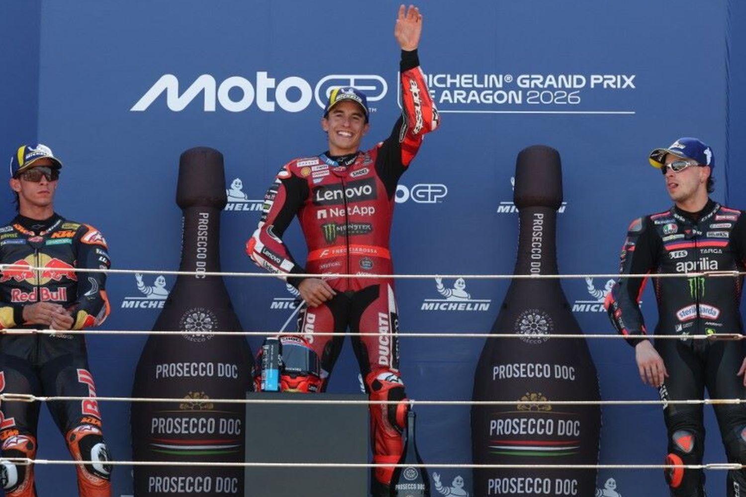 Marc Marquez trionfa nella MotoGp di Aragon