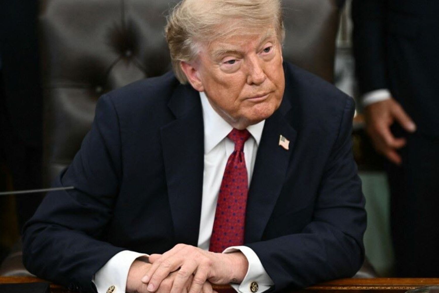 Trump nello Studio Ovale alla Casa Bianca