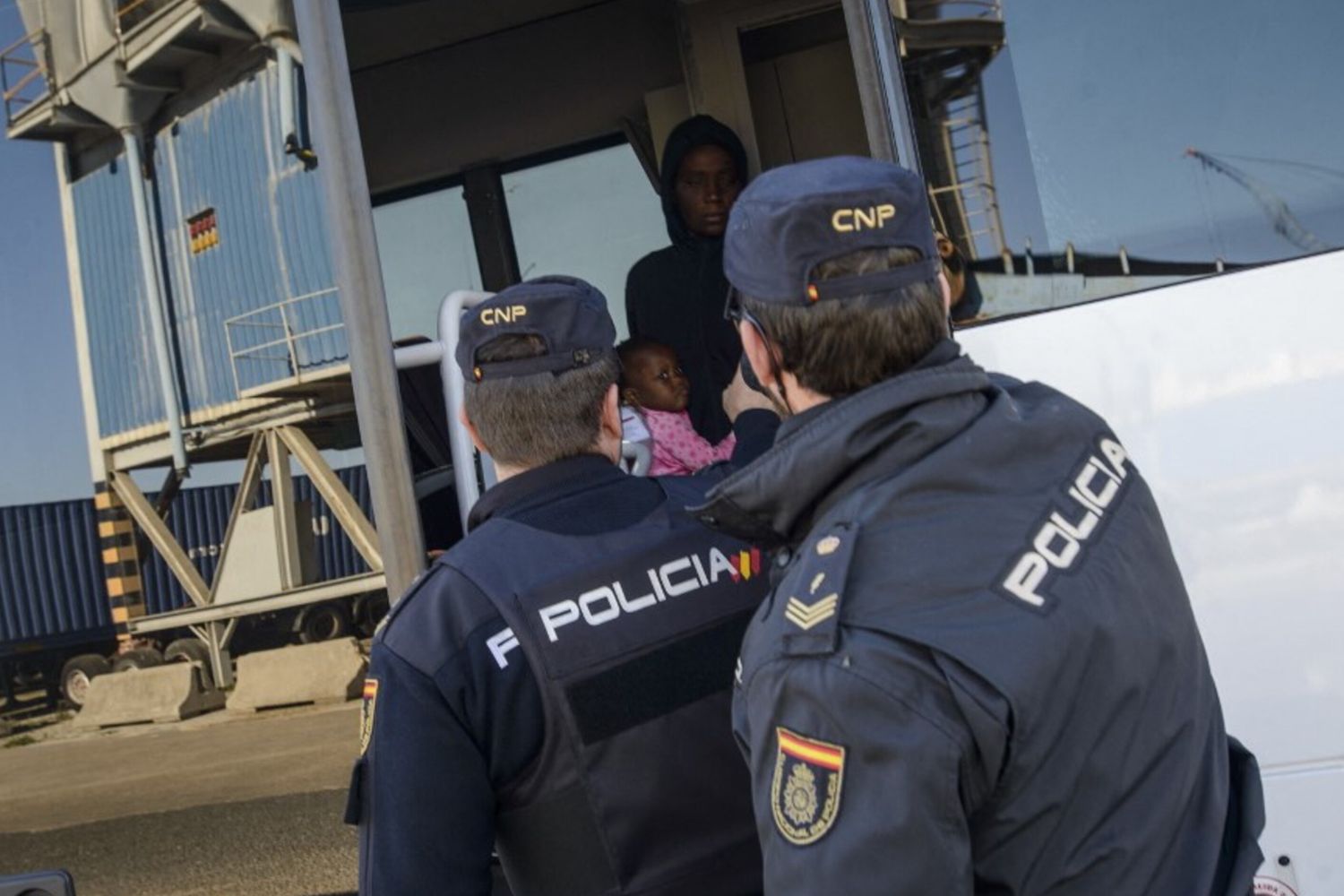 Migranti soccorsi dalla polizia spagnola