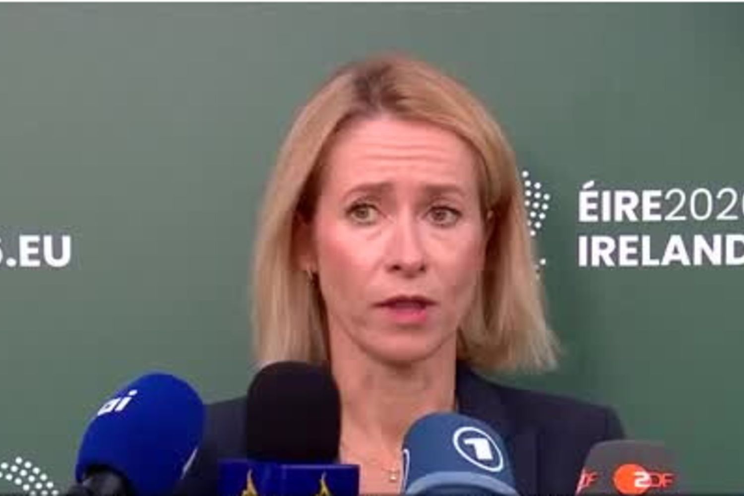 L'Alta rappresentante dell'Ue per la Politica estera, Kaja Kallas