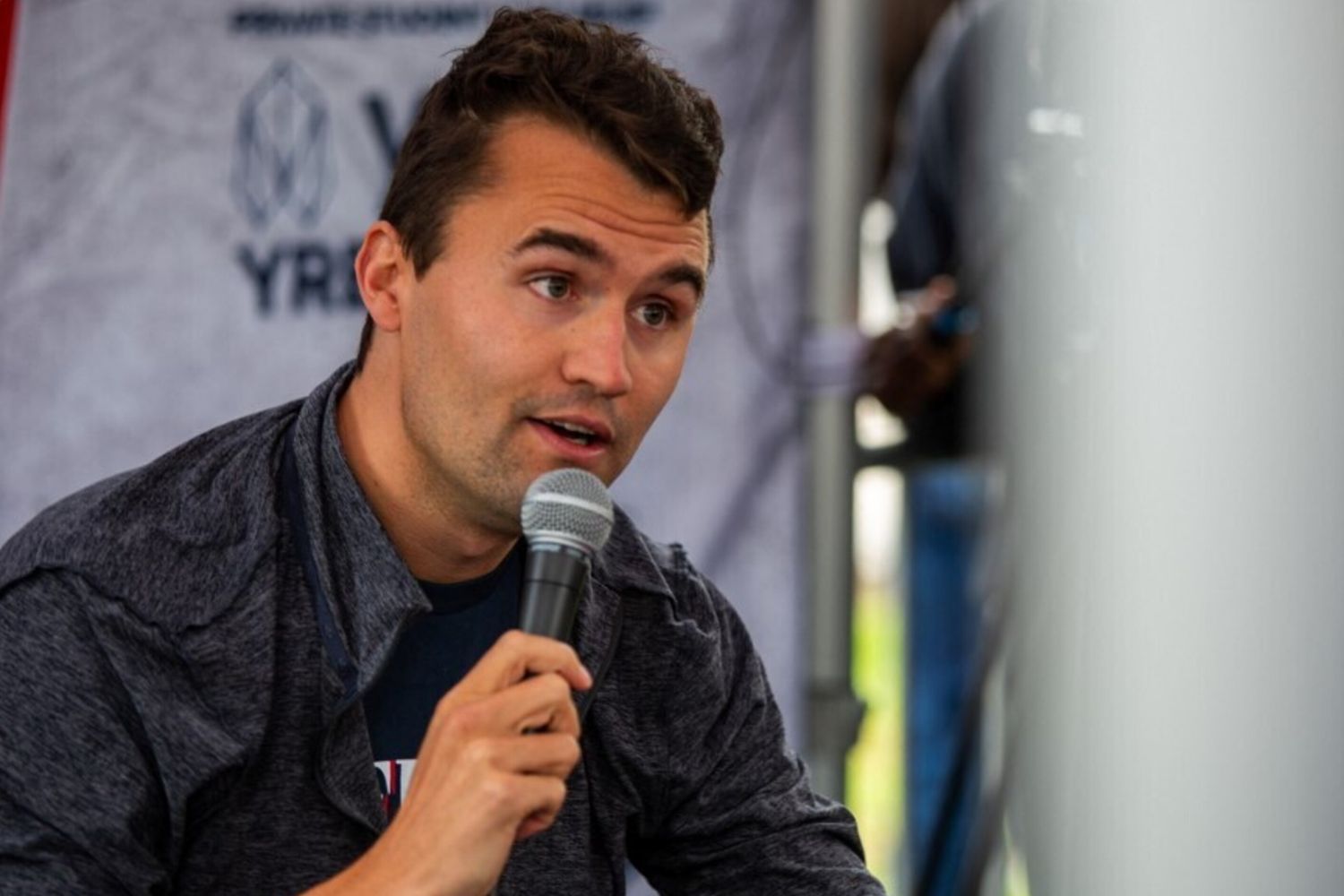 L'attivista di destra Charlie Kirk