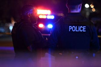 Polizia americana - immagine di archivio