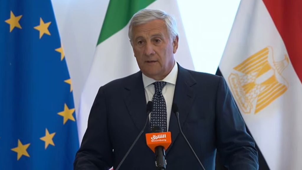 Il ministro degli Esteri Antonio Tajani