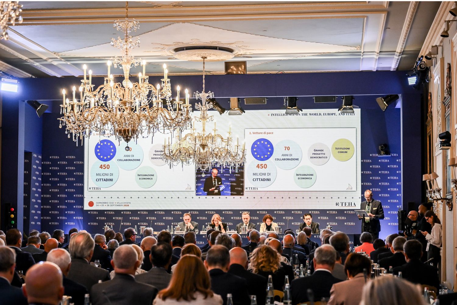 La 52esima edizione del Forum Teha a Villa d'Este di Cernobbio