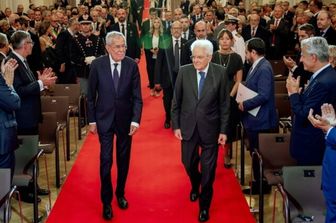 Il presidente Sergio Mattarella a Merano