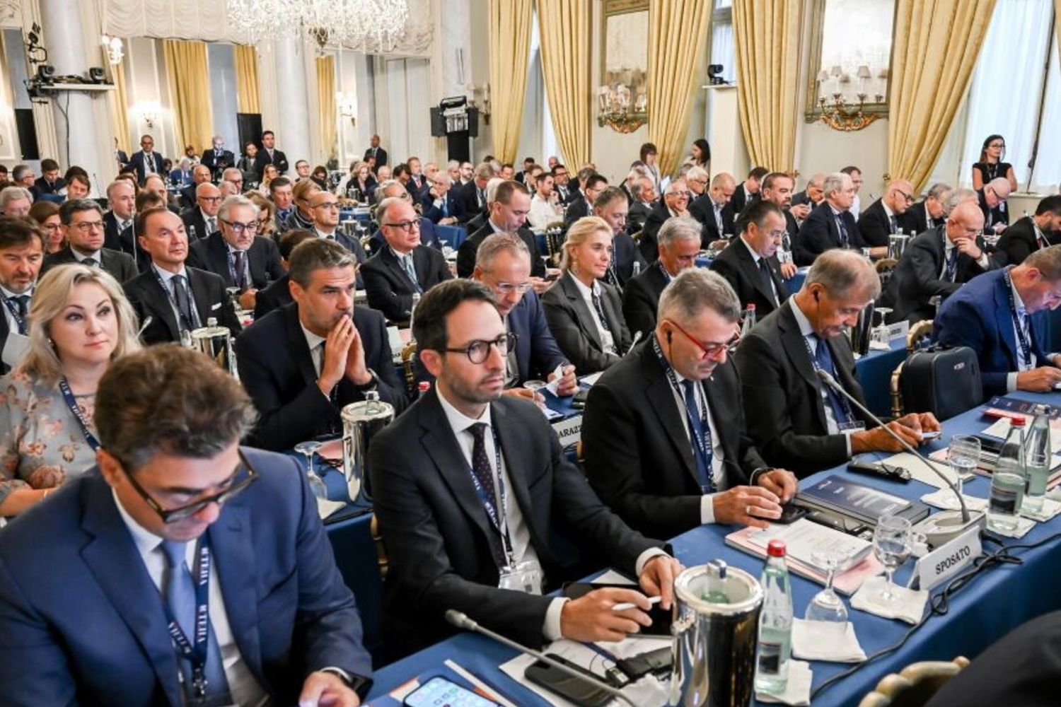 La platea del Forum di Cernobbio